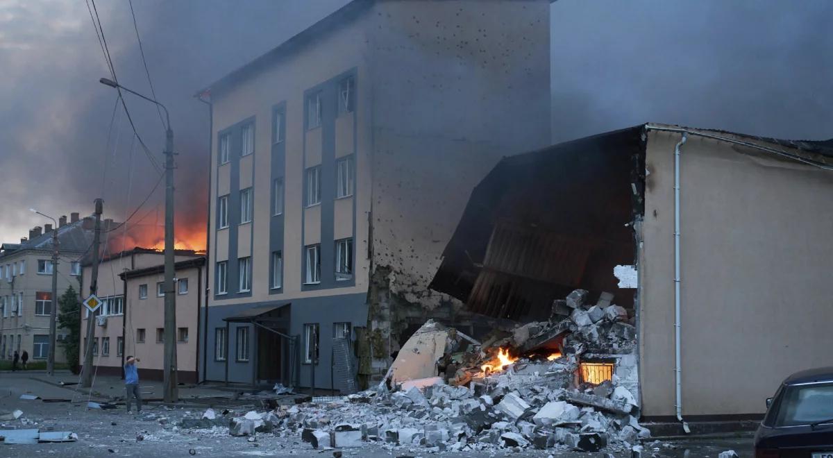 Rosja uderzyła w szpital. Zmasowany atak na Kijów i Odessę