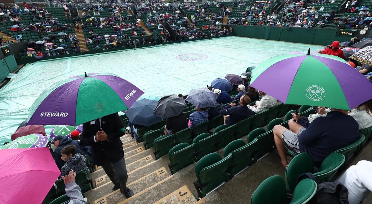 Wimbledon 2023: deszcz znowu przeszkadza. Organizatorzy przegrywają z pogodą 