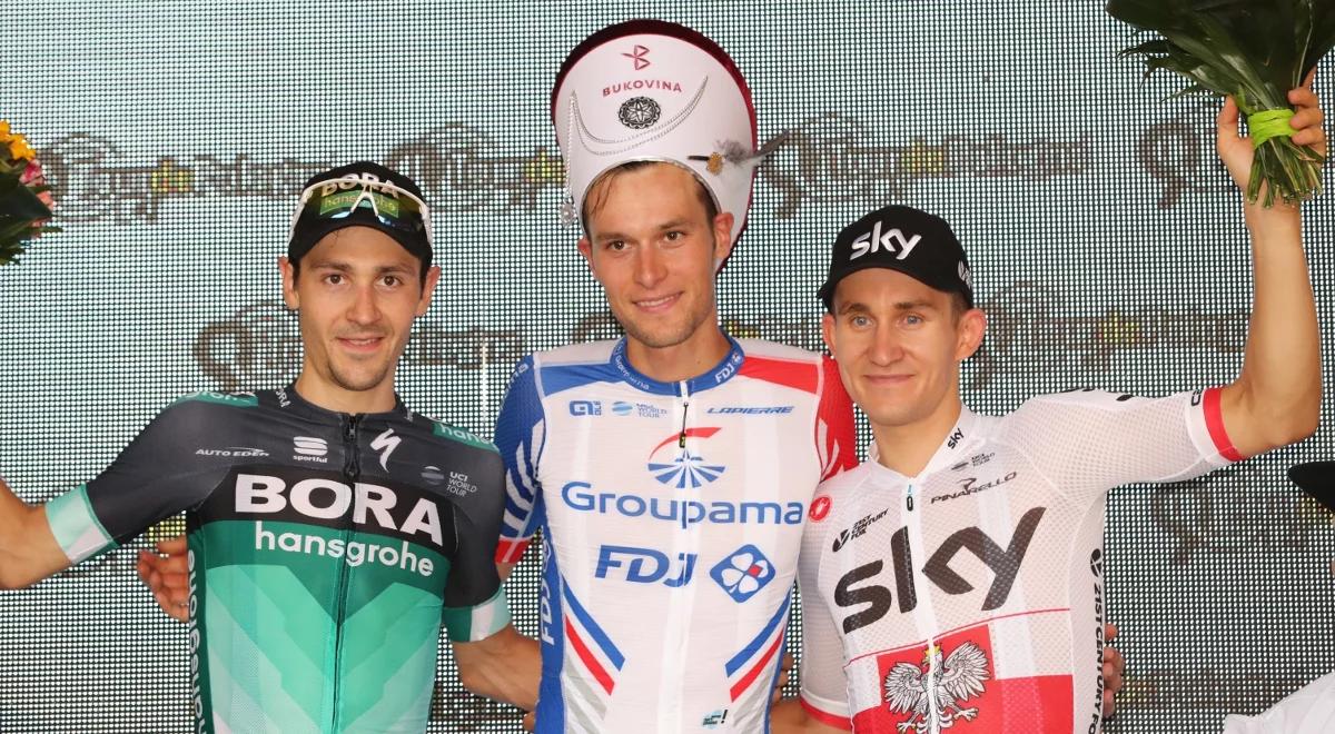Tour de Pologne 2018: Kwiatkowski rozsądnie gospodaruje siłami. Polak trzeci na szóstym etapie