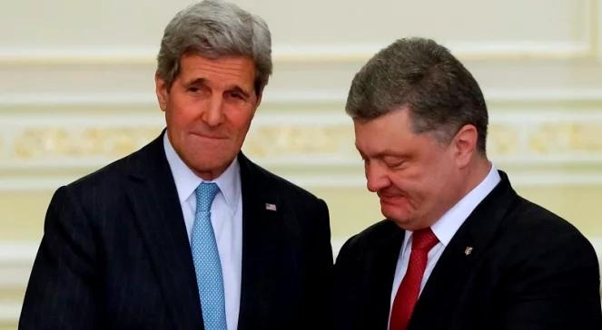 Kryzys na wschodzie Ukrainy. John Kerry w Kijowie: Rosja kontynuuje agresję