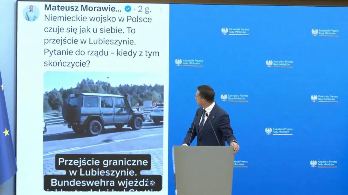Szłapka pokazał wpis Morawieckiego. "Typowa dezinformacja"