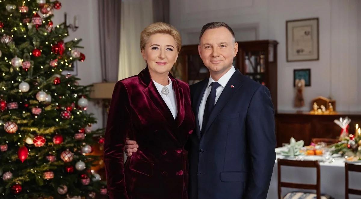 Świąteczne życzenia od pary prezydenckiej. "Niech Boże Dziecię błogosławi naszą ojczyznę"