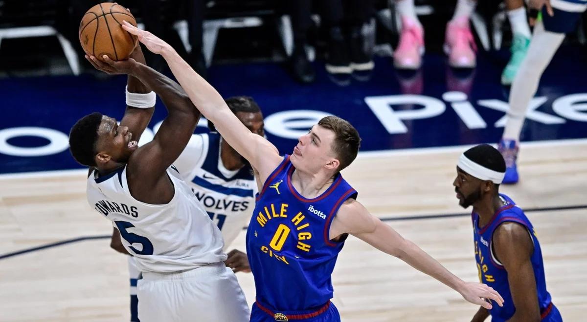 NBA. Porażka obrońców tytułu. Koncert Anthony'ego Edwardsa dał wygraną Timberwolves