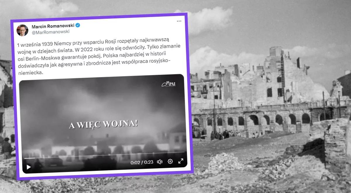 Wiceminister sprawiedliwości: tylko złamanie osi Berlin-Moskwa gwarantuje pokój