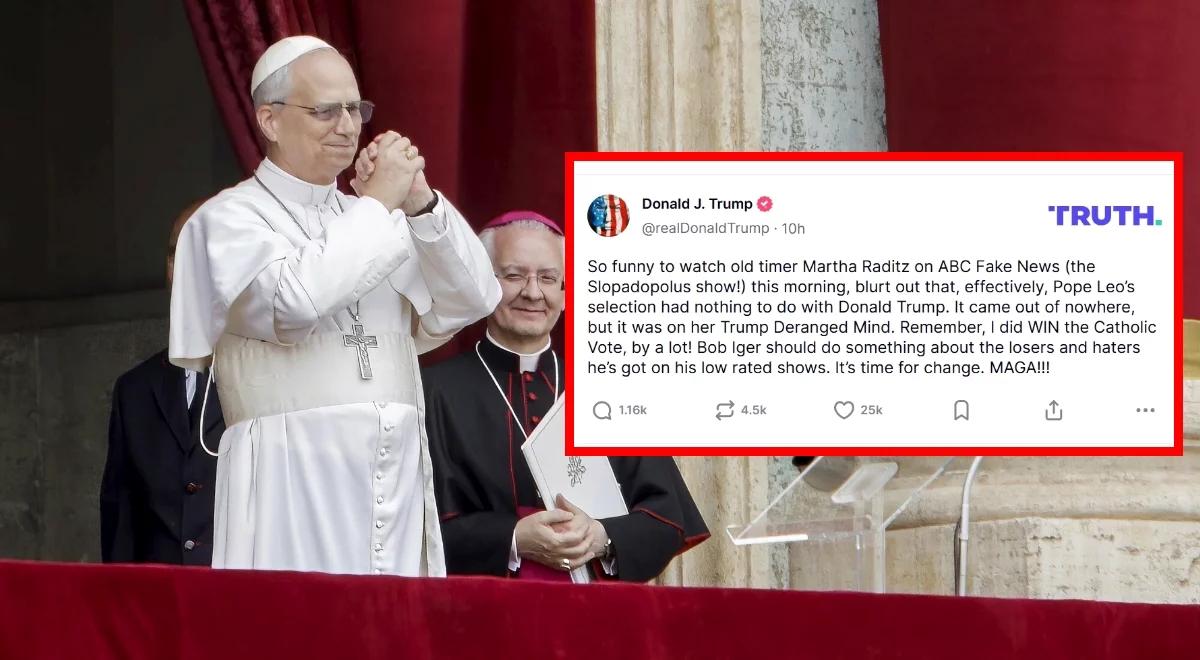 Dziennikarka zapytała o papieża Leona XIV. Trump zareagował nerwowo