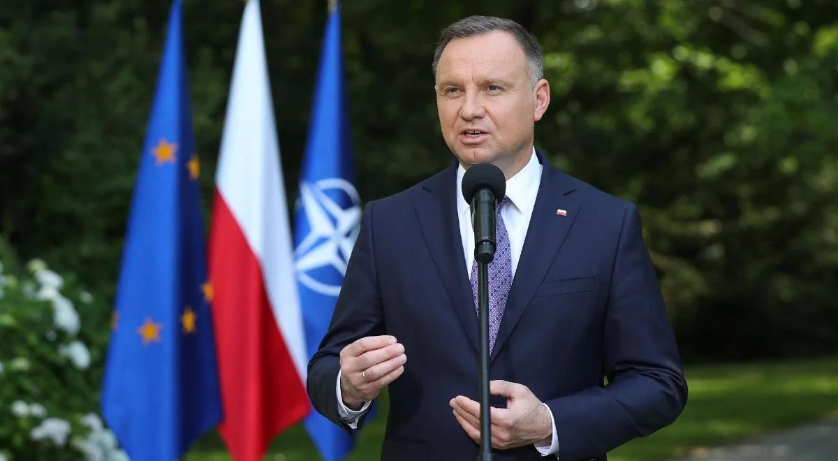 Prezydent Andrzej Duda zapowiada twardą postawę wobec UE. "Nie takiej Unii chcemy"