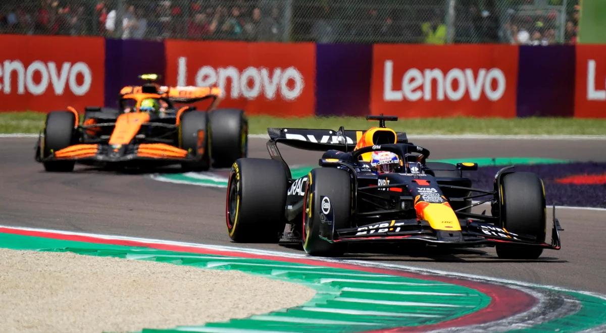 Formuła 1. Max Verstappen znowu najszybszy. Wygrał GP Emilii-Romanii po świetnej walce z Norrisem