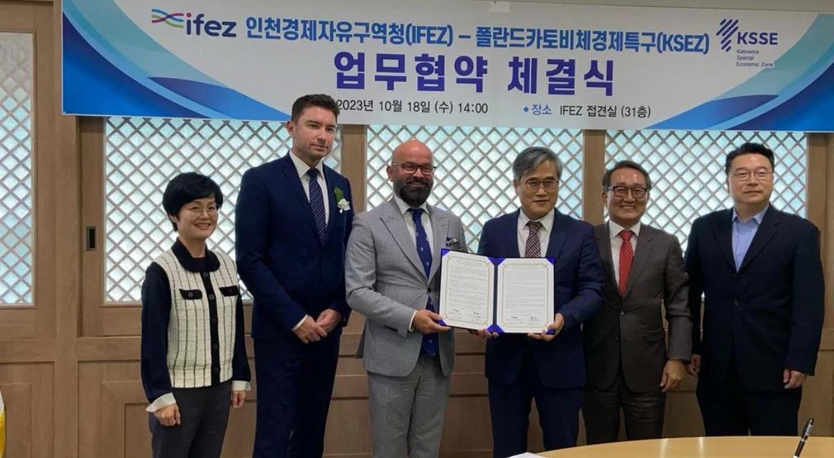 Katowicka Strefa Ekonomiczna nawiązała współpracę z koreańskim odpowiednikiem strefą Incheon