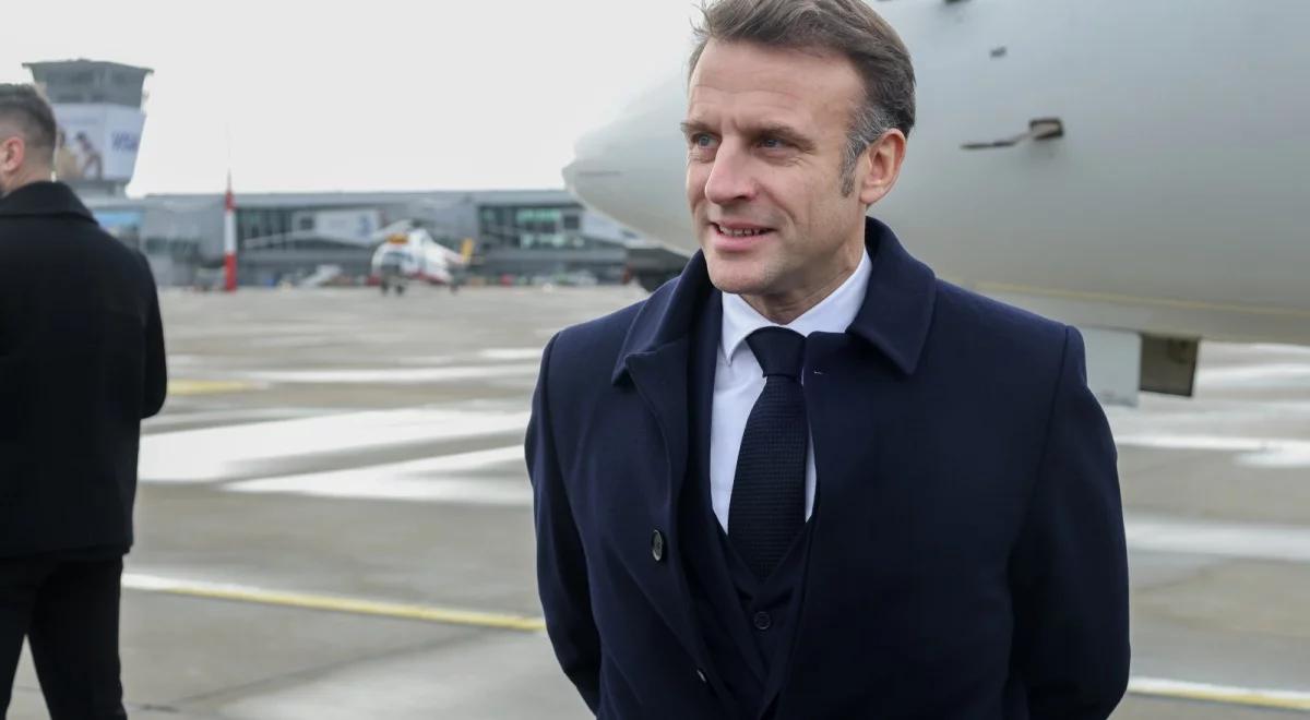 Emmanuel Macron skraca wizytę w Warszawie. Nagły powrót do Paryża