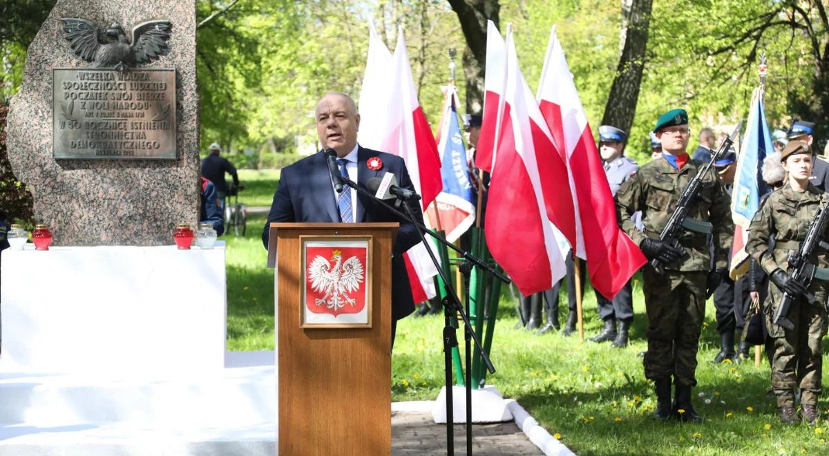 Jacek Sasin do mieszkańców Hajnówki: nigdy ruski mir tutaj nie zapanuje