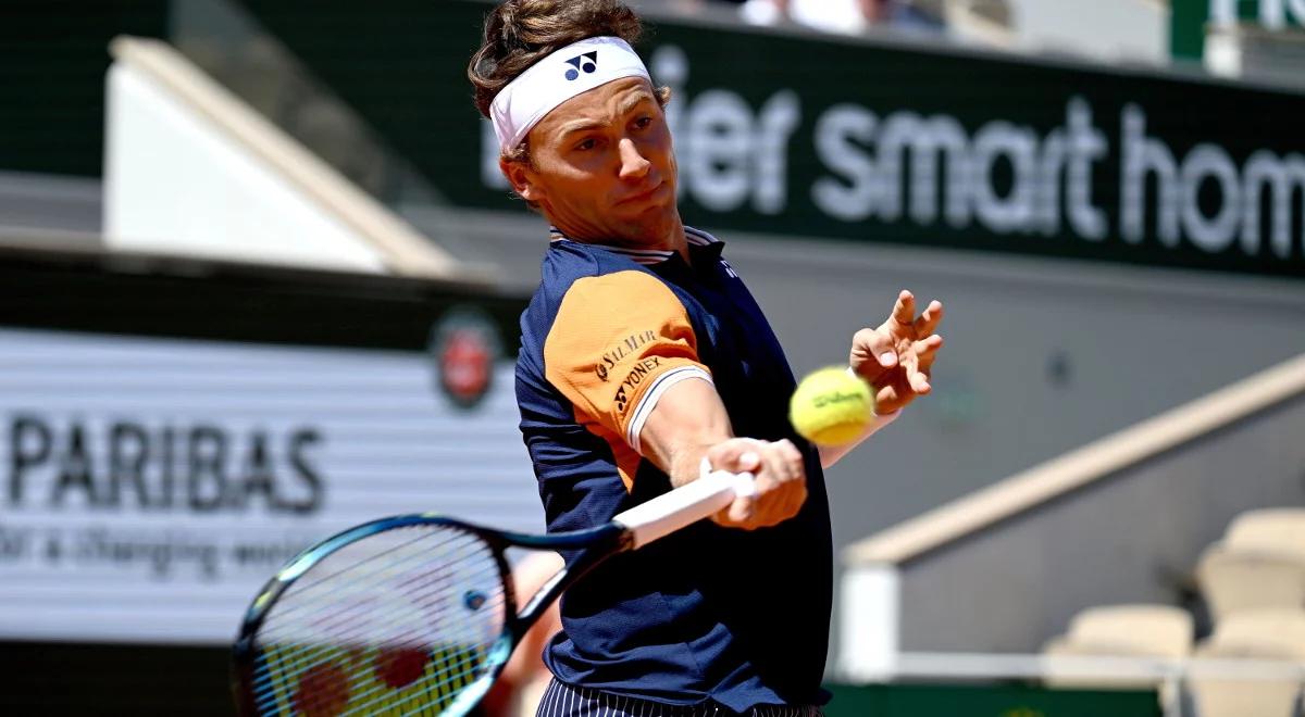 Roland Garros: finalista sprzed roku gra dalej. Casper Ruud nie miał łatwo 