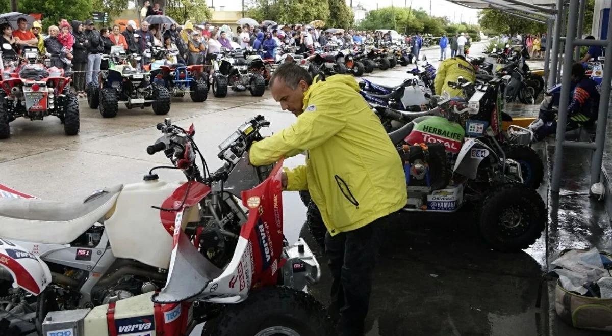 Dakar 2016: pierwszy etap odwołany, deszcz "spadł z nieba" Sonikowi