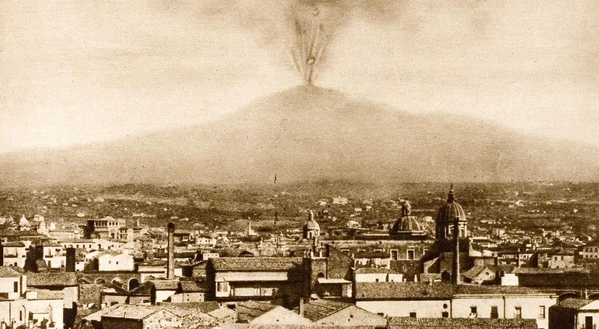 Groźna Etna w relacjach Polaków. "Doścignął nas dym, o mało nie udusił"  