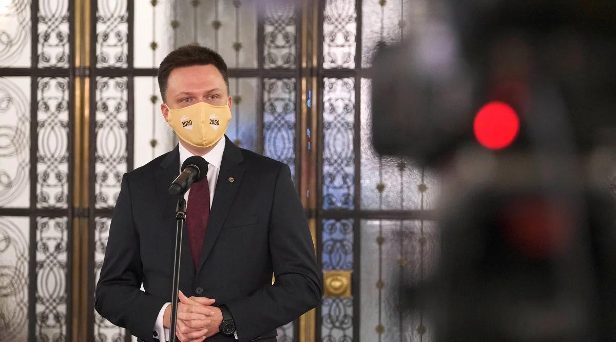 Szymon Hołownia liczy na klub parlamentarny. Zapowiada kolejne polityczne transfery