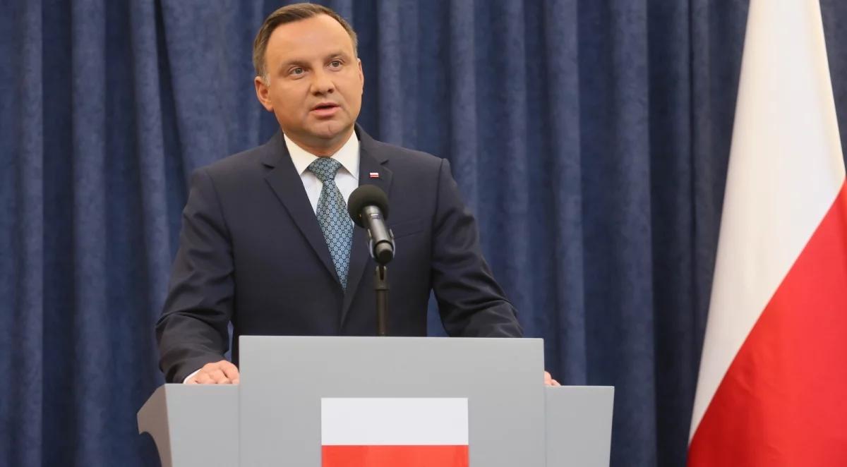 Prezydent zawetował ustawy o SN i KRS. Andrzej Duda: reforma w tej postaci nie zwiększy poczucia sprawiedliwości