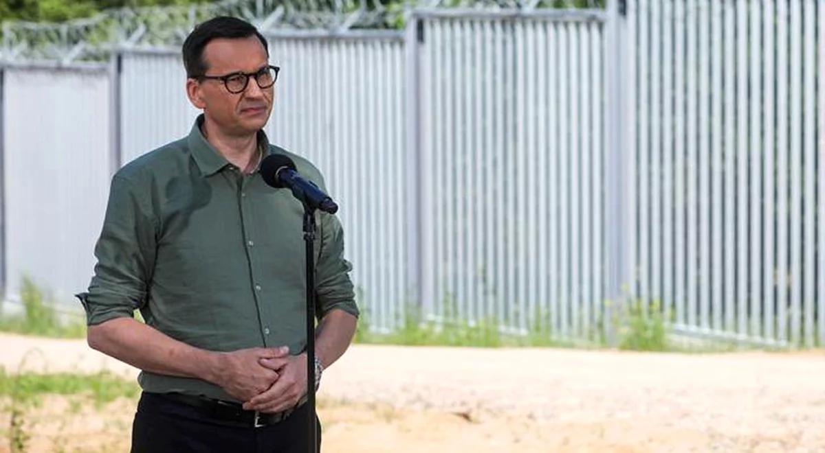 "Polska jest coraz bardziej bezpieczna". Stanowcze słowa premiera Morawieckiego