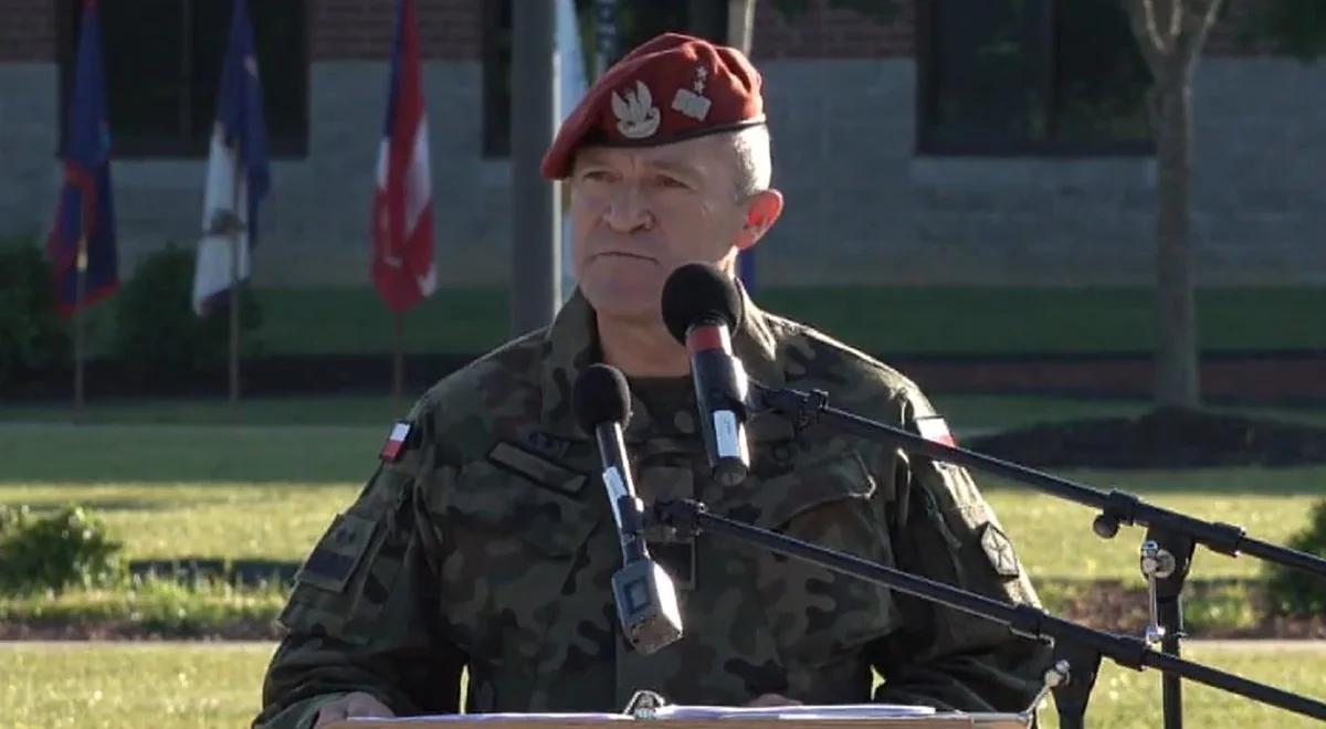 Gen. dyw. Adam Joks w USA. Jako pierwszy Polak objął funkcję zastępcy dowódcy V Korpusu w Fort Knox