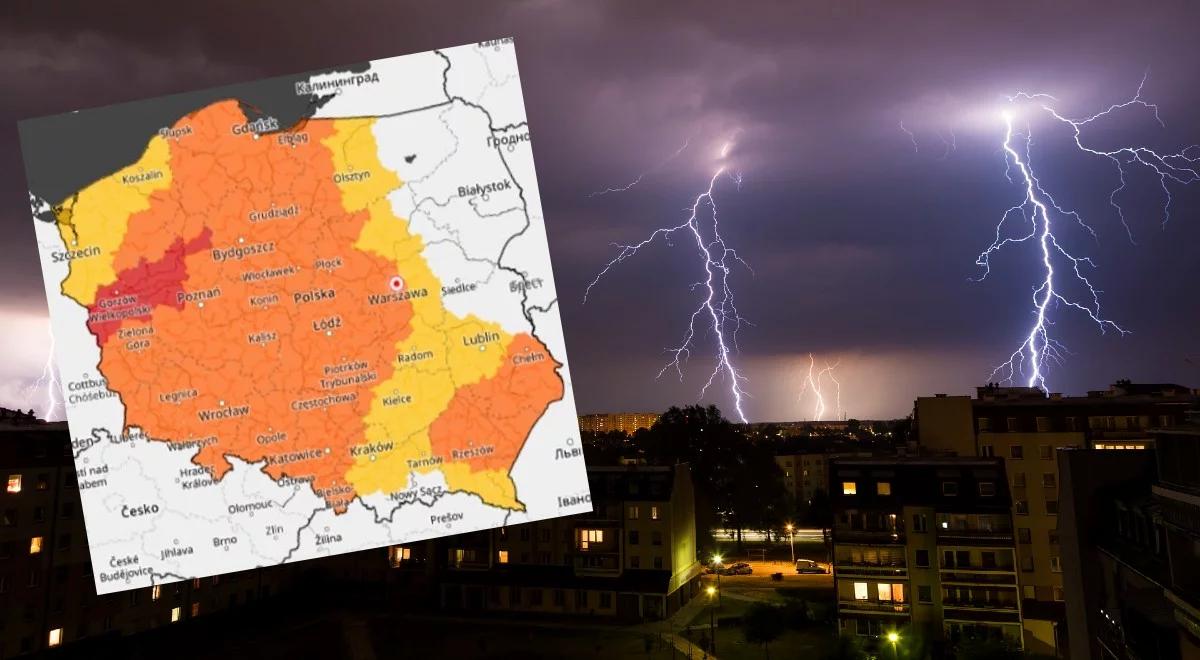 Przed nami burzowa noc. Zagrzmi niemal w całym kraju. Sprawdź prognozę