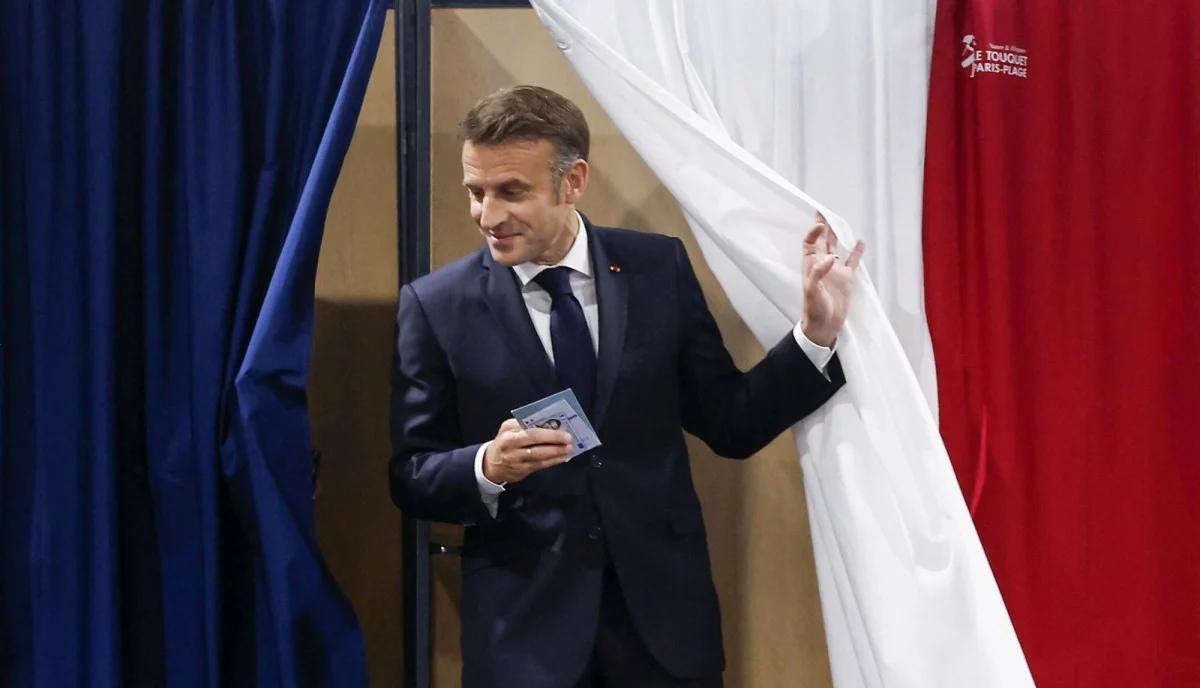 Macron przerywa milczenie i komentuje wyniki wyborów. "Nikt nie zwyciężył"