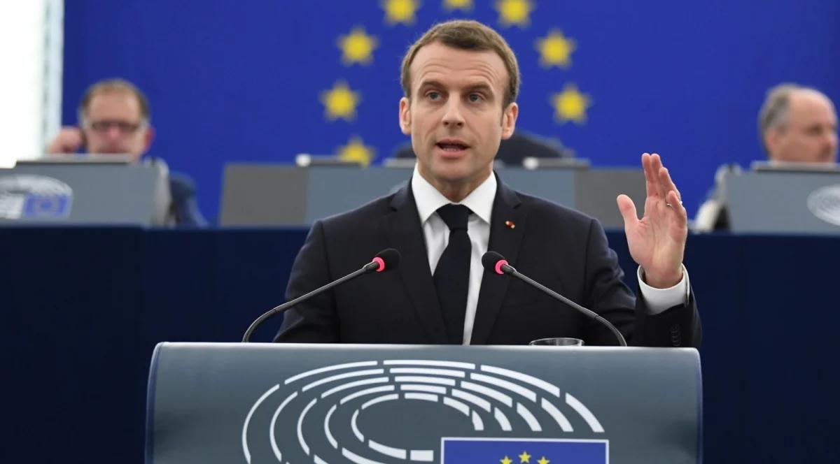 Emmanuel Macron w Parlamencie Europejskim: w pełni rozumiem obawy dotyczące Nord Stream 2