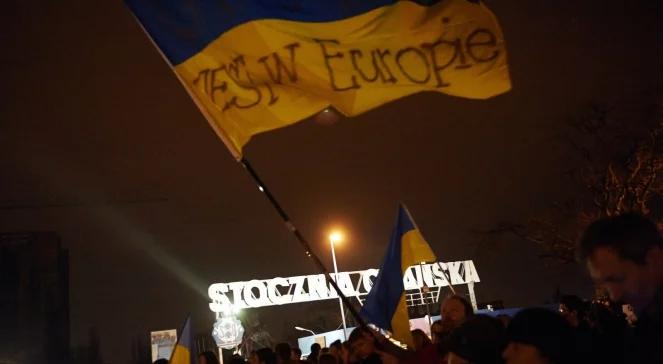 Wiec w Gdańsku: "Bądźmy Solidarni z Ukrainą"