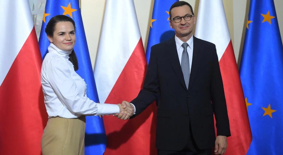 Premier: suwerenna Białoruś to kwestia polskiej racji stanu
