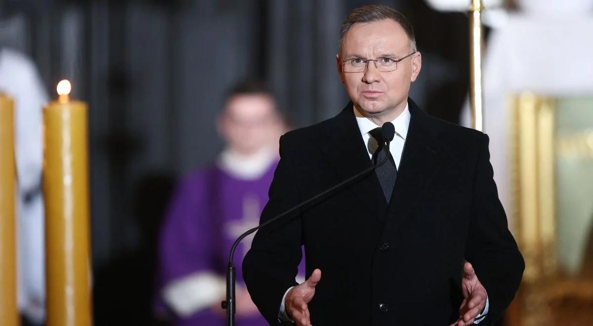 "Niestrudzona wojowniczka o życie". Andrzej Duda o śp. Wandzie Półtawskiej