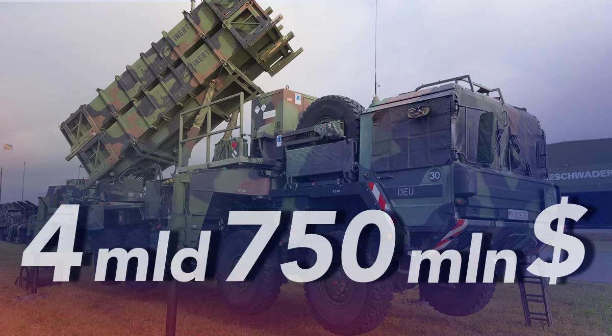 Ile Polska zapłaci za zakup systemu rakiet Patriot?