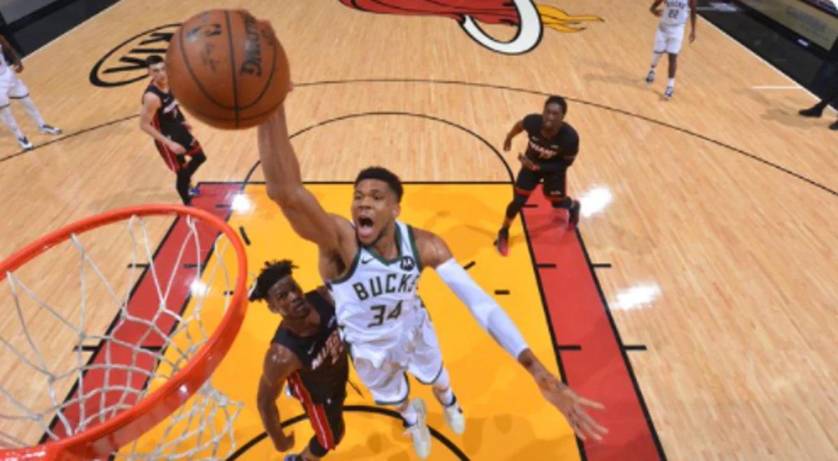 NBA: Bucks już w drugiej rundzie play-off. Heat nie mieli szans 