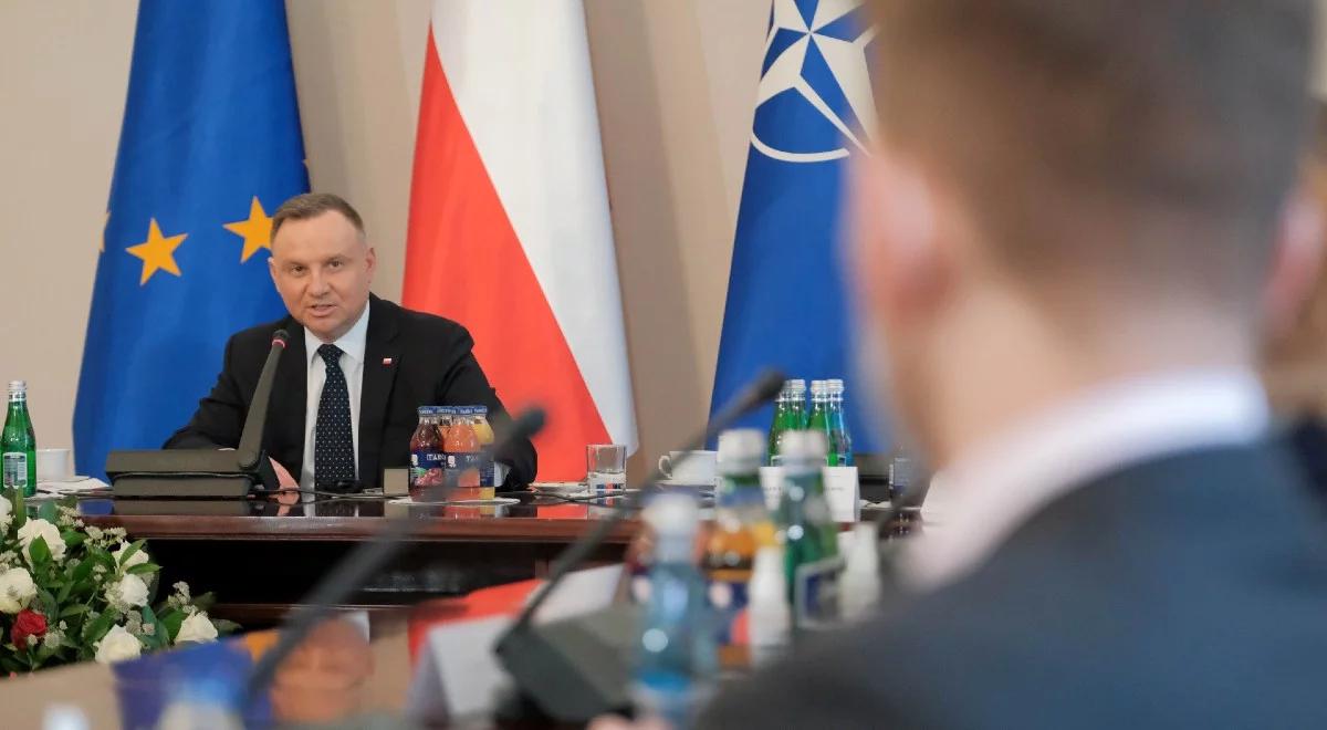 Prezydent z podziwem o Ukraińcach: udało im się w ogromnym stopniu powstrzymać Rosję