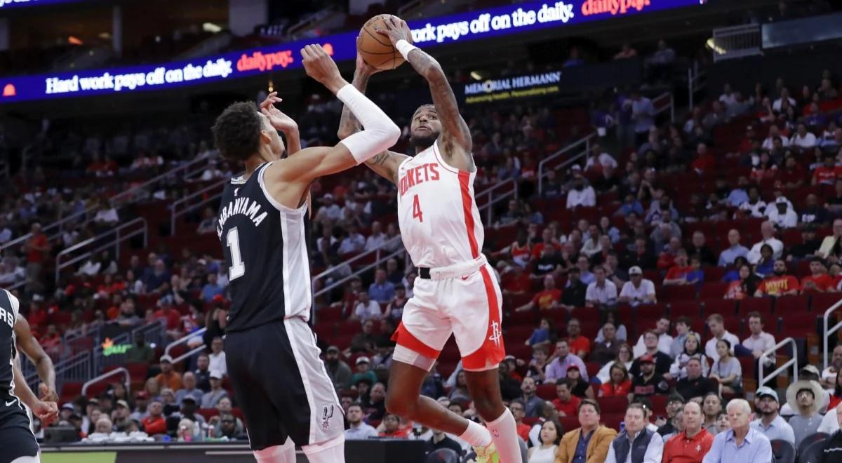 NBA. Spurs nie dali rady bez Sochana. Rockets rozbili drużynę Polaka