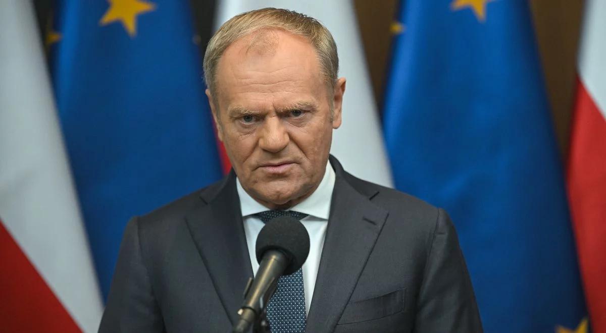 Tusk ws. Nawrockiego. "Każda nowa informacja przyprawia mnie o mdłości"