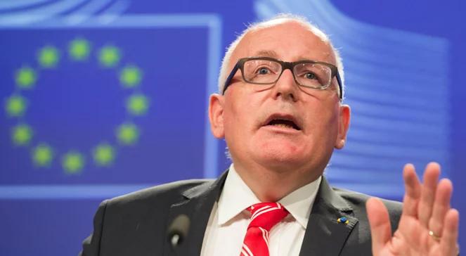 F.Timmermans: wystosowano nowe rekomendacje dla Polski ws. wymiaru sprawiedliwości