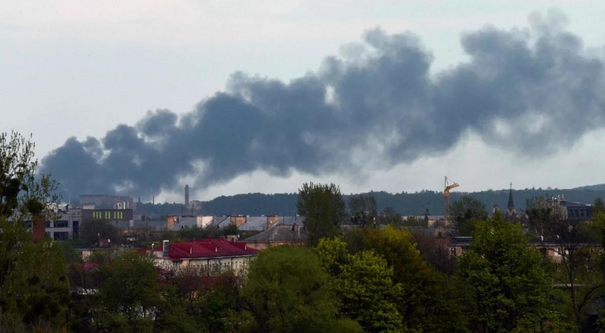 Atak rakietowy w obwodzie lwowskim. Cel jedynie 15 km od granicy z Polską