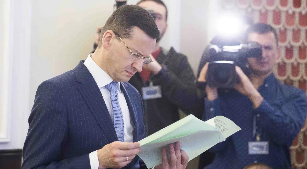 Rząd ma dziś przyjąć plan Morawieckiego