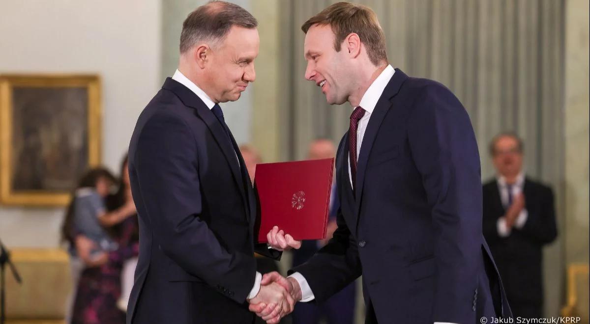 Marcin Mastalerek szefem gabinetu prezydenta. Andrzej Duda: jesteś wojownikiem, jeżeli chodzi o sprawy Polski