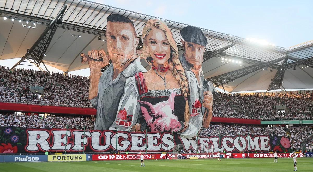 Ekstraklasa. Legia Warszawa odcina się od kontrowersyjnej oprawy. "To nie było stanowisko klubu"