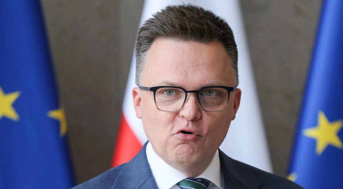 Hołownia mówi o "palącej konieczności". Chodzi o umowę koalicyjną