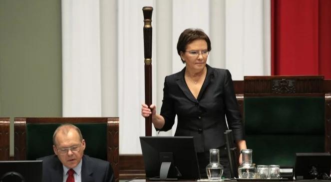 Ewa Kopacz: wyjdę z Sejmu, tak jak weszłam