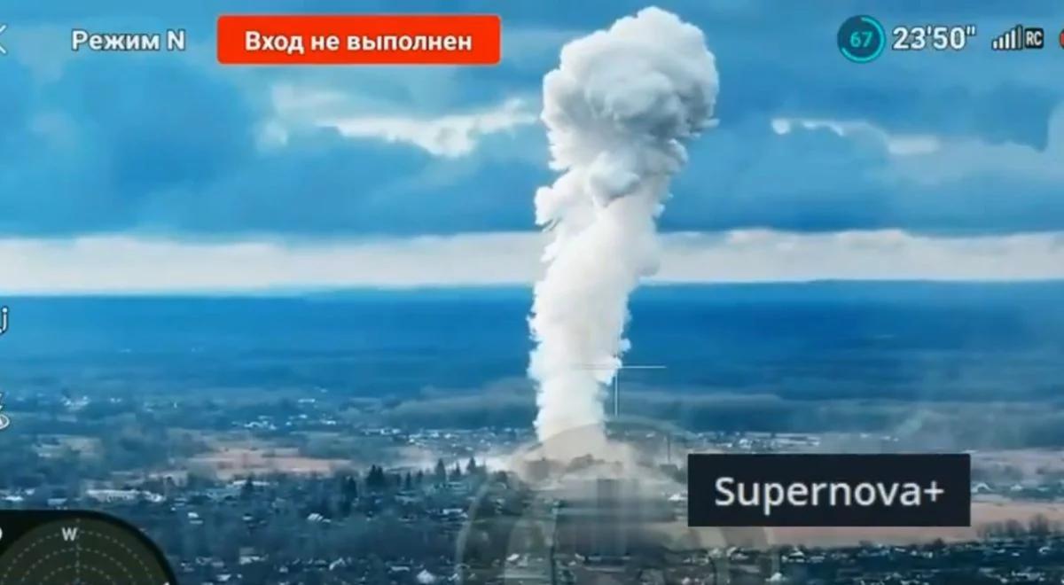 Rosja użyła ciężkiej bomby termobarycznej. "Słup dymu o wysokości kilometra"