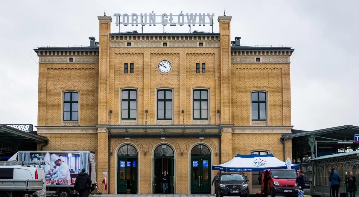 Dworzec Toruń Główny po rewitalizacji jak nowy