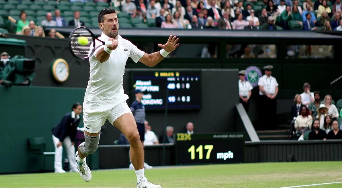 Wimbledon. Trudna przeprawa Novaka Djokovicia. 3,5 godziny zaciekłej walki