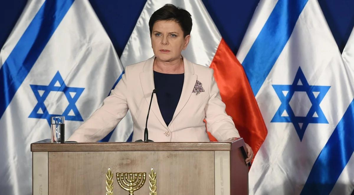 Premier w Izraelu: Polska będzie walczyć z wszelkimi przejawami antysemityzmu