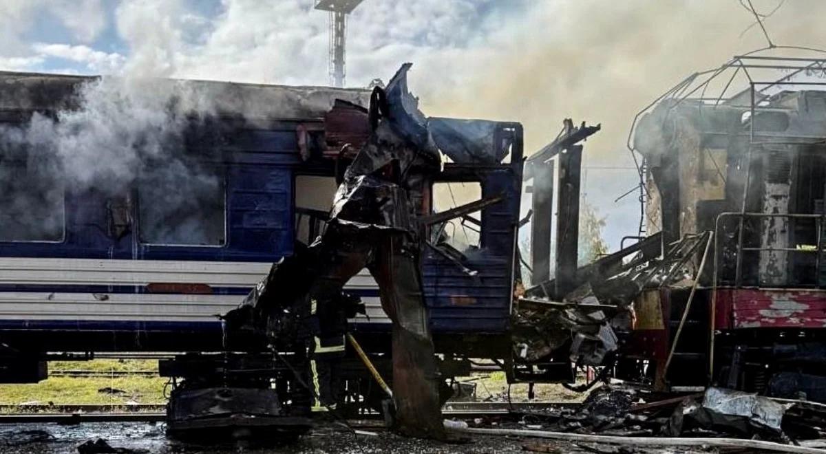 Szostka. Atak na pociąg. W jednym z wagonów znaleziono ciało