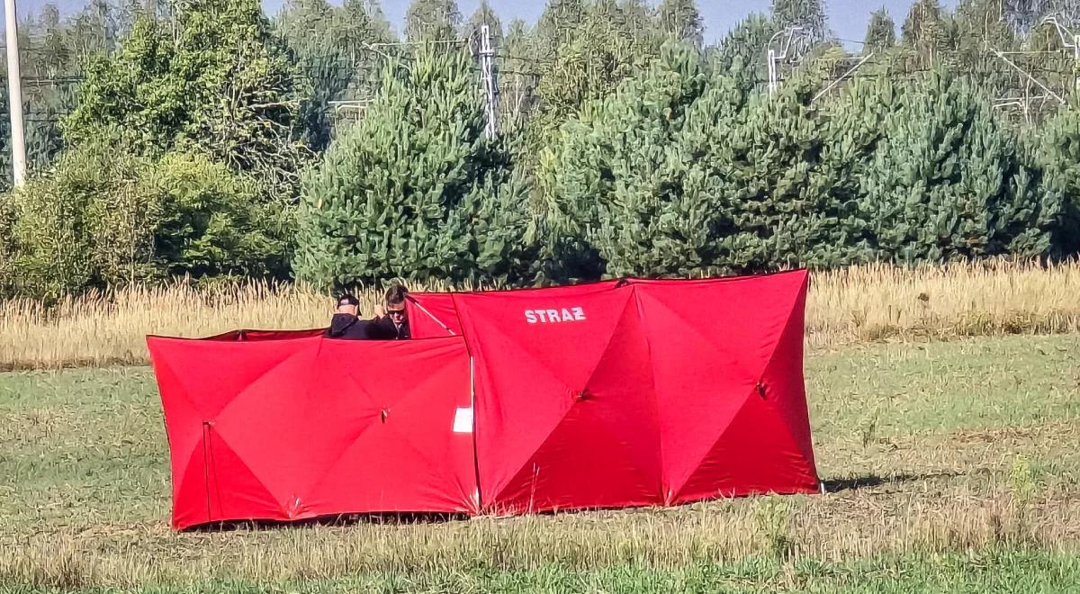 Czosnówka koło Białej Podlaskiej. Uszkodzony dron znaleziony na polu