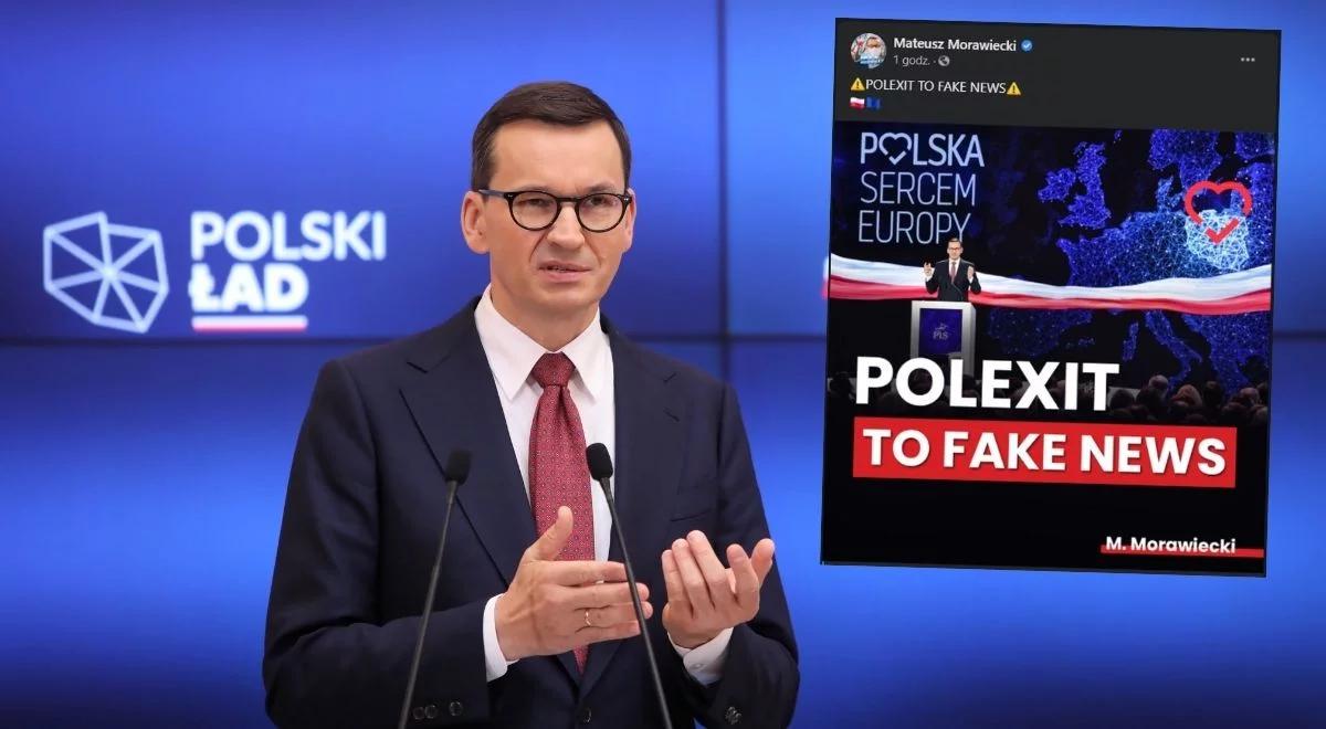 Tusk straszy Polaków polexitem. Mocna odpowiedź premiera