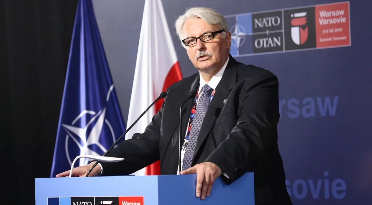 Waszczykowski: nie grozimy komukolwiek. Staramy się ochronić siebie