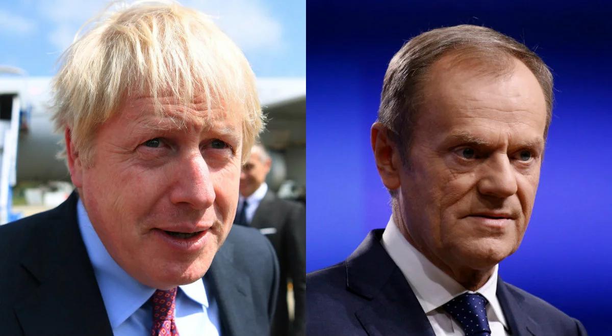 Boris Johnson: bez zgody na zmianę umowy Donald Tusk zostanie "Mr No Deal"