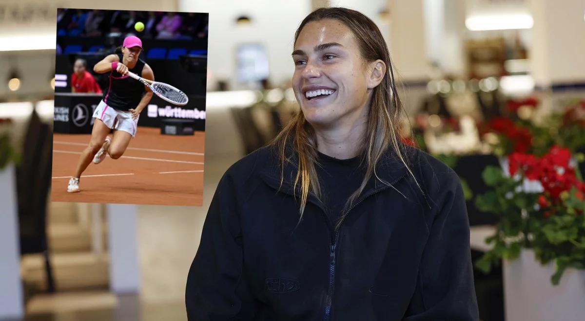 Aryna Sabalenka nie śledzi meczów Świątek i Rybakiny. "Wolę oglądać męski niż kobiecy tenis"