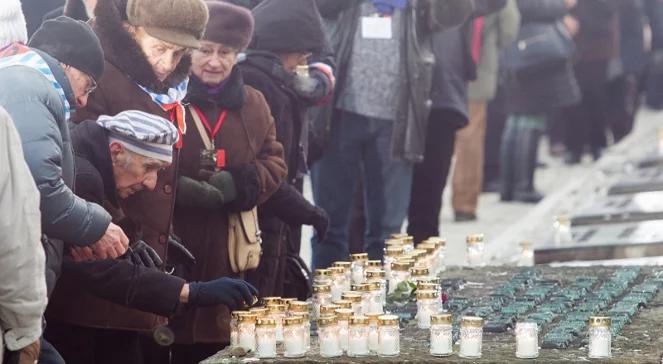 69. rocznica wyzwolenia Auschwitz. Byli więźniowie uczcili ofiary Holokaustu